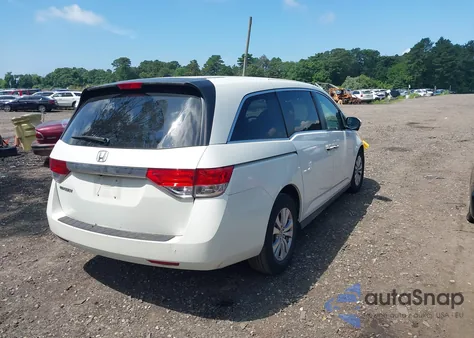 2017 Honda Odyssey Ex-L z USA, uszkodzony, nr VIN 5FNRL5H62HB008375